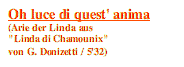 Textfeld: Oh luce di quest' anima